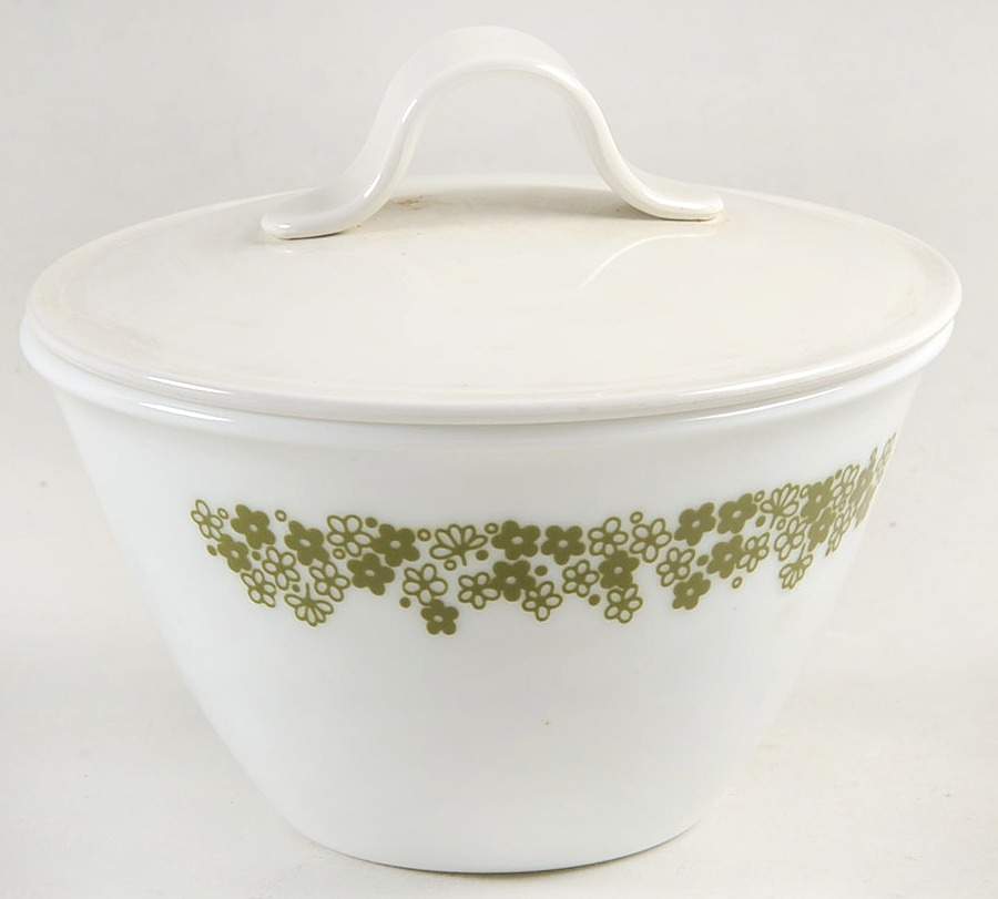 Spring Blossom (Large Flowers) Sugar Bowl & Lid by Corning Corelle-1