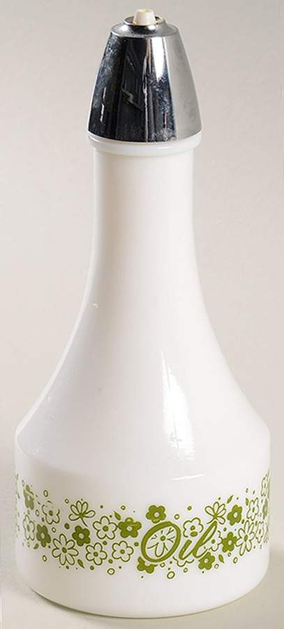 Spring Blossom (Large Flowers) Oil Cruet/Shaker with Plastic Lid by Corning Corelle-1