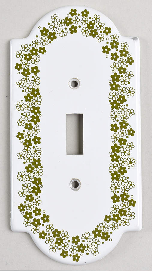 Spring Blossom (Large Flowers) Single Light Switch Cover by Corning Corelle-1
