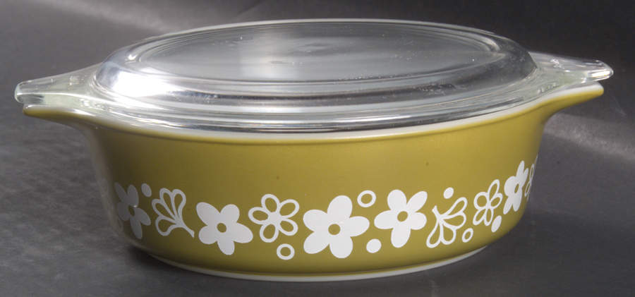 Spring Blossom (Large Flowers) 1 Pt Round Covered Casserole by Corning Corelle-1