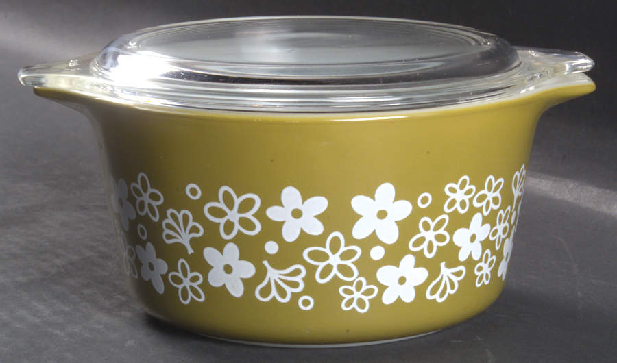 Spring Blossom (Large Flowers) 1 Qt Round Covered Casserole by Corning Corelle-1