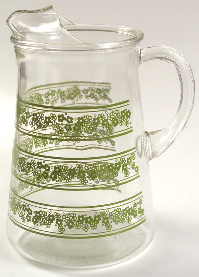 Spring Blossom (Large Flowers) 64 Oz Glassware Pitcher by Corning Corelle-1