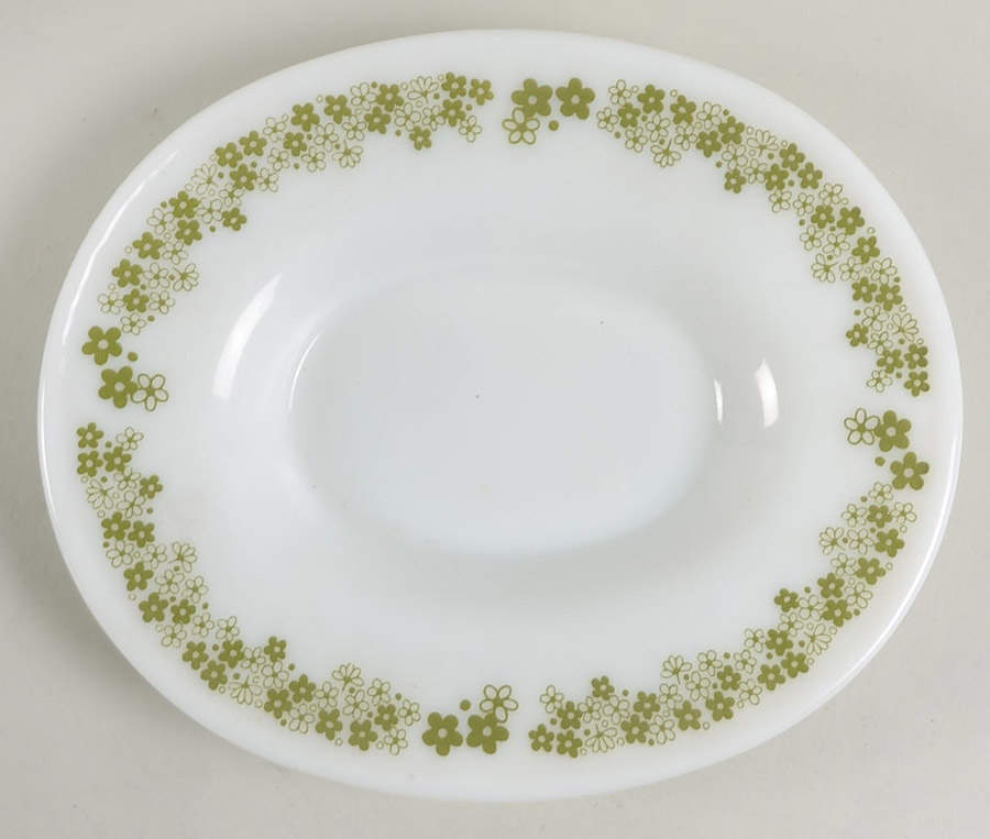Spring Blossom (Large Flowers) Underplate for Gravy Boat by Corning Corelle-1