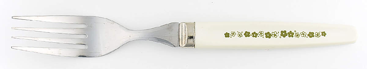 Spring Blossom (Large Flowers) Dinner Fork (7 1/2" or Larger) by Corning Corelle-1