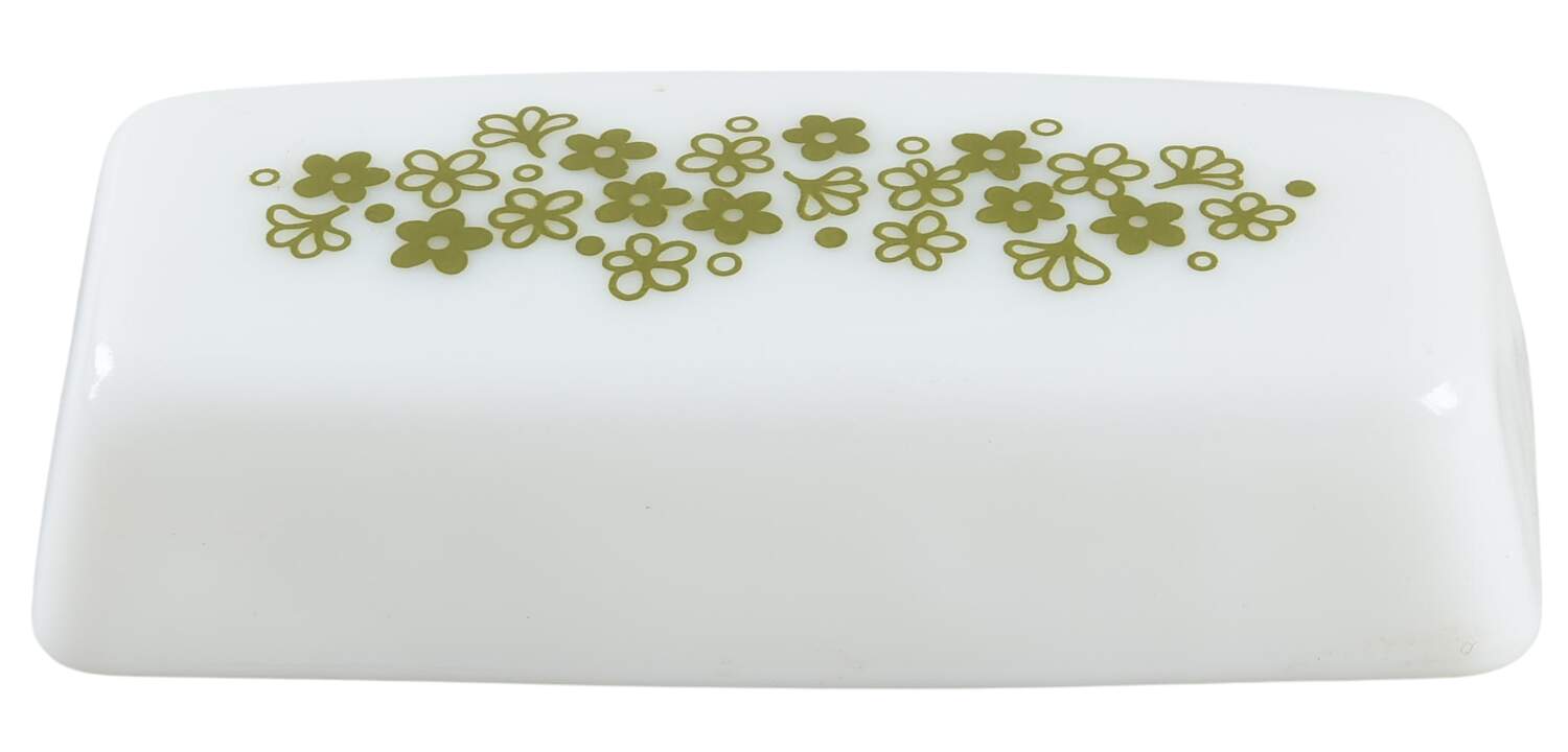 Spring Blossom (Large Flowers) Lid for 1/4 Lb Butter by Corning Corelle-1