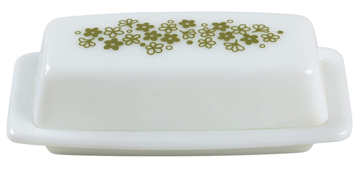 Spring Blossom (Large Flowers) 1/4 Lb Covered Butter by Corning Corelle-1