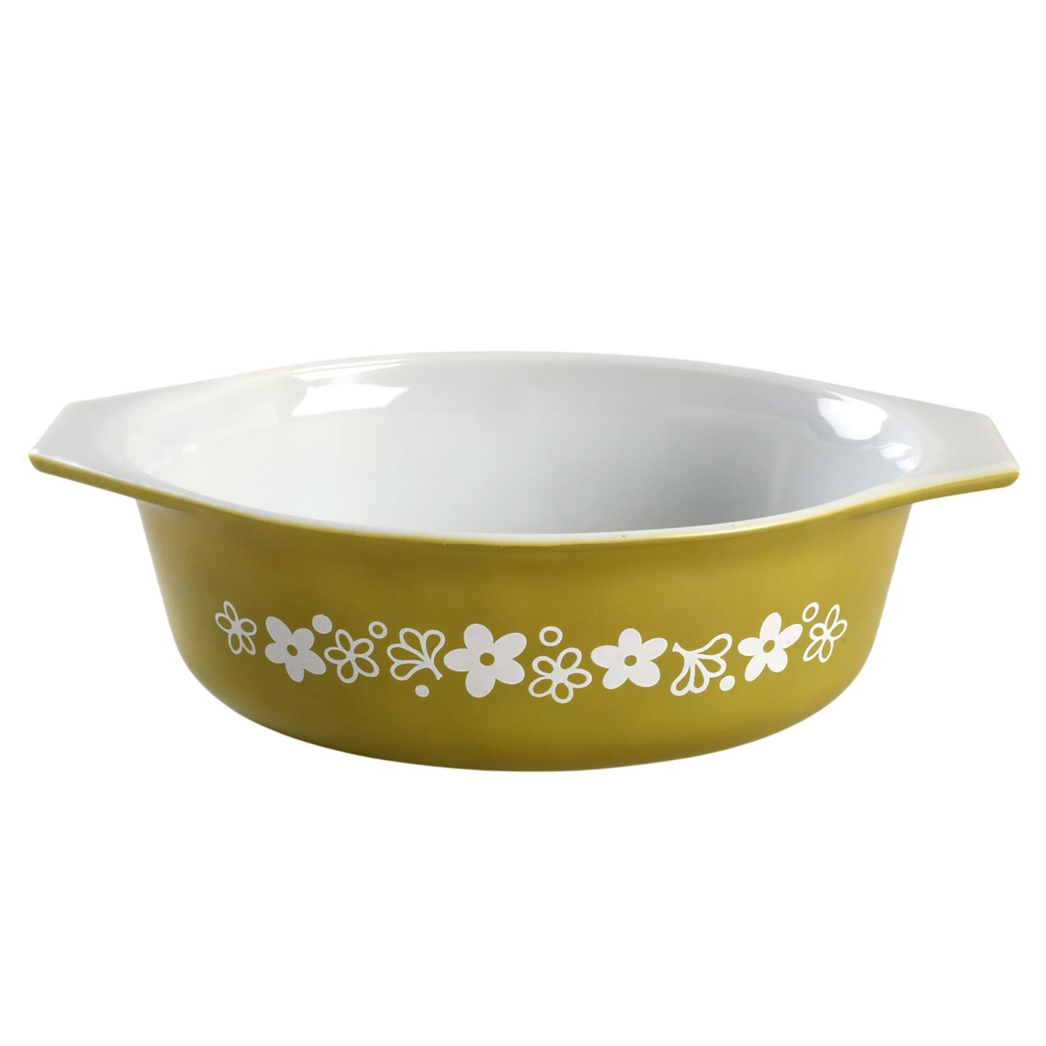 Spring Blossom (Large Flowers) 1.5 Quart Oval Covered Casserole No Lid by Corning Corelle-1