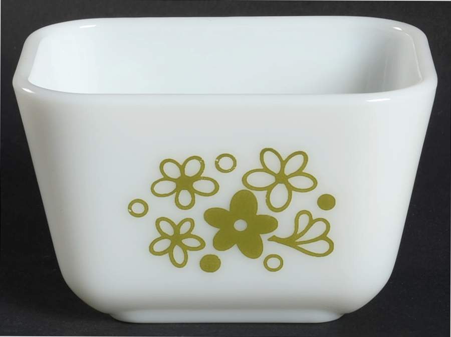 Spring Blossom (Large Flowers) Small Refrigerator Jar No Lid by Corning Corelle-1