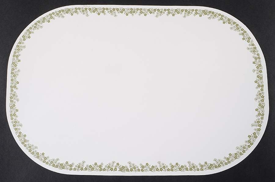 Spring Blossom (Large Flowers) Reversible Vinyl Placemat by Corning Corelle-1