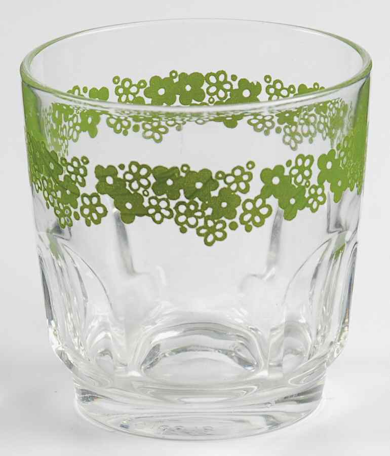 Spring Blossom (Large Flowers) 4 Oz Glassware Juice by Corning Corelle-1