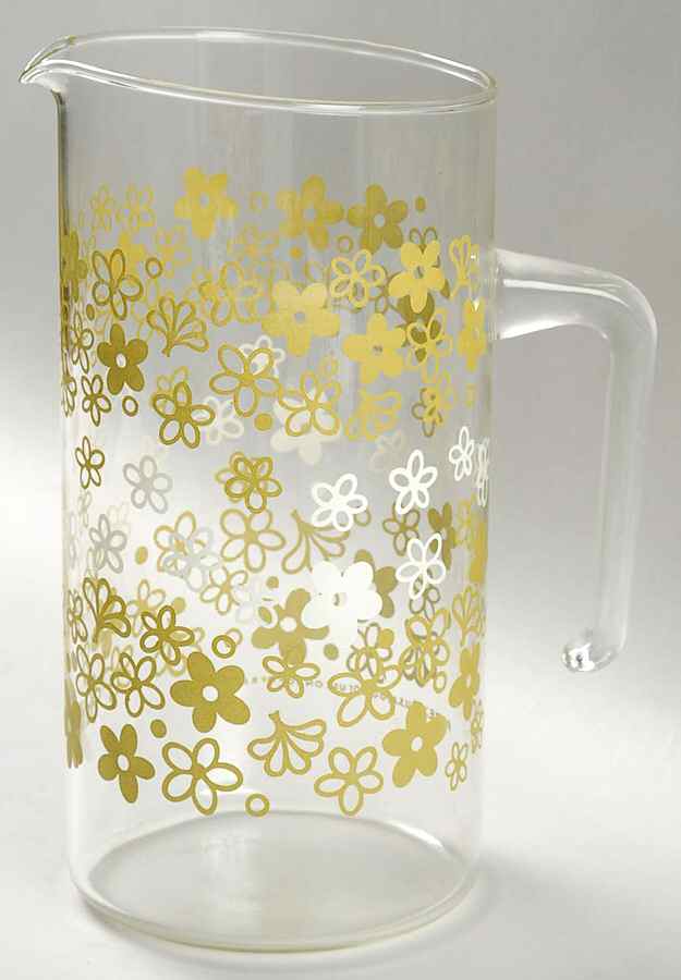 Spring Blossom (Large Flowers) 44 Oz Glassware Pitcher by Corning Corelle-1