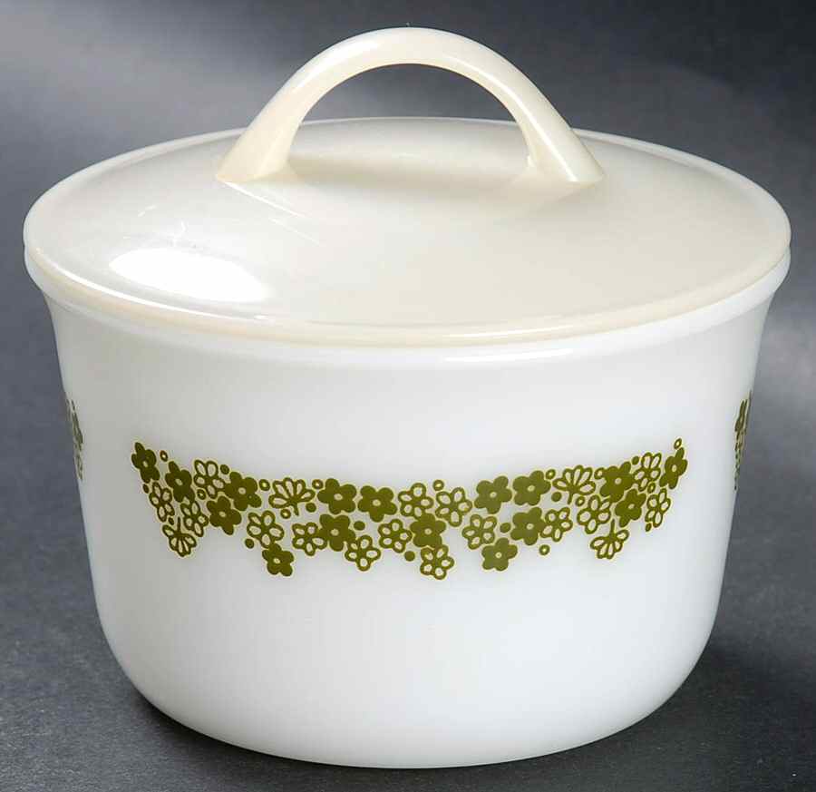 Spring Blossom (Large Flowers) Sugar Bowl & Lid by Corning Corelle-1
