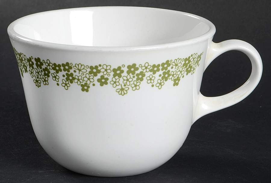 Spring Blossom (Large Flowers) Flat Cup by Corning Corelle-1