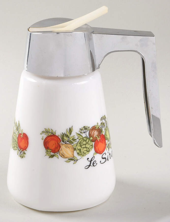 Spice of Life (Centura) Large Syrup W/Lid by Corning Corelle-1