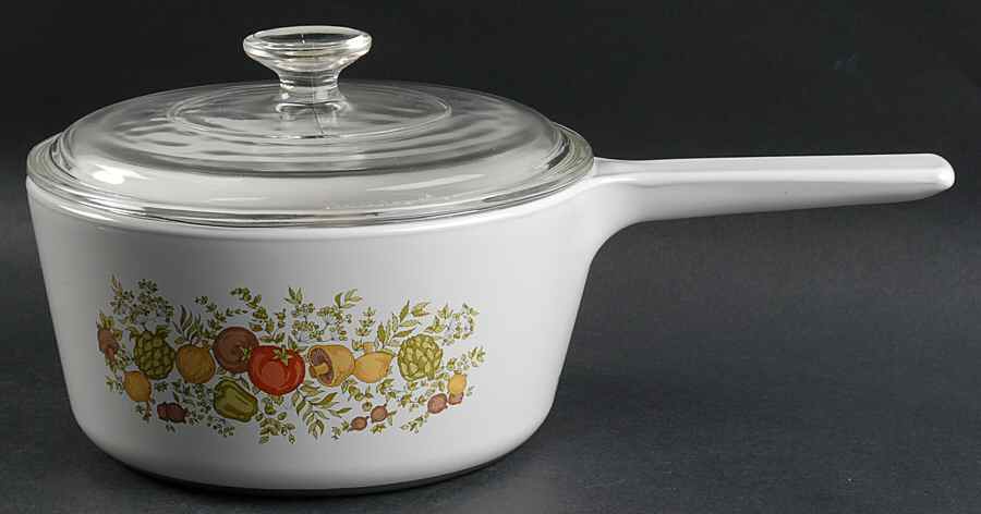 Spice of Life (Centura) Rangetopper 2.5 Quart Saucepan with Glass Lid by Corning Corelle-1