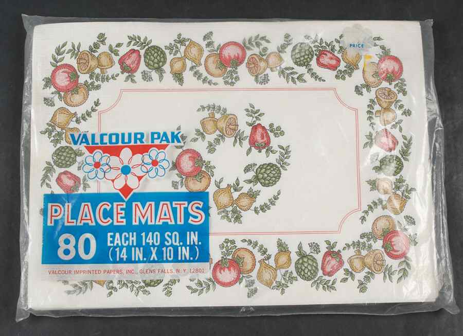 Spice of Life (Centura) (Set of 80) Paper Placemats by Corning Corelle-1