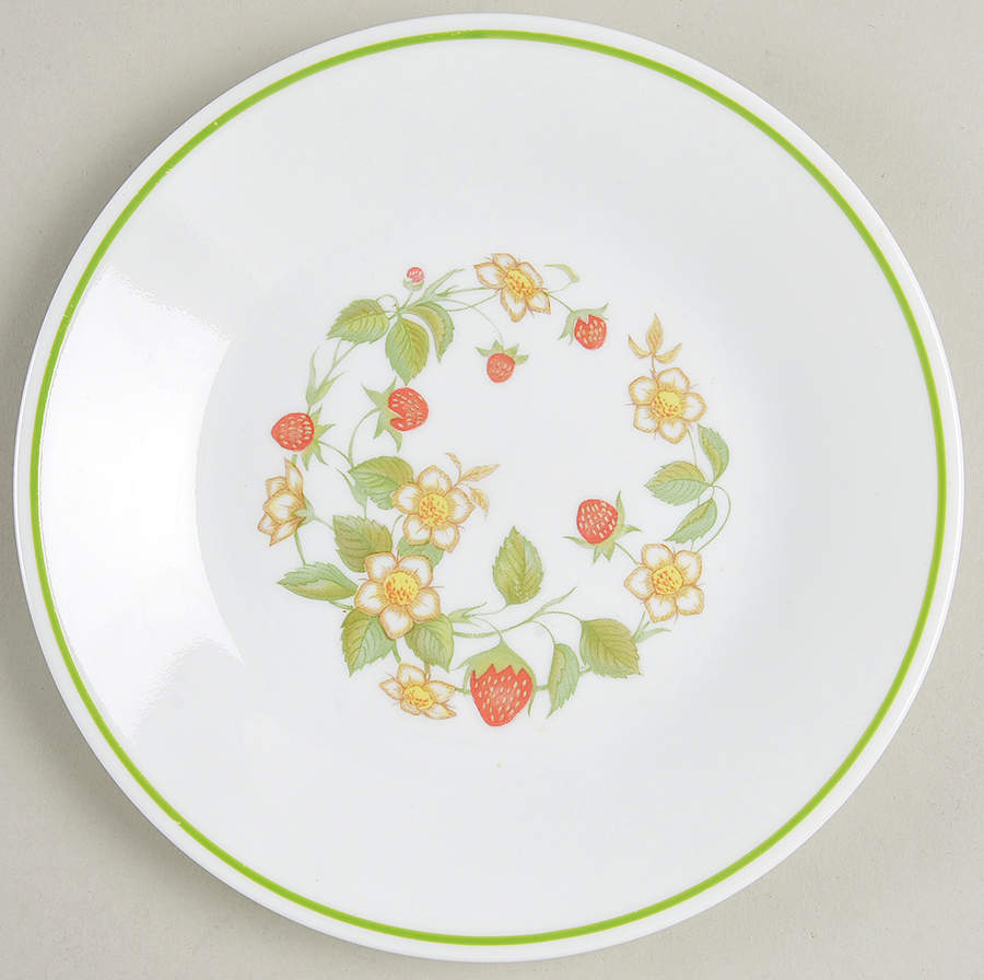 Strawberry Sundae (Corelle) Bread & Butter Plate by Corning Corelle-1