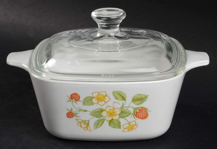 Strawberry Sundae (Corelle) Petite Pan & Lid by Corning Corelle-1