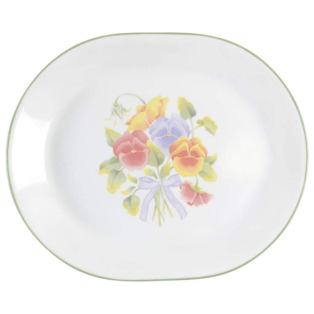 Summer Blush (Corelle) 12" Oval Serving Platter by Corning Corelle-1