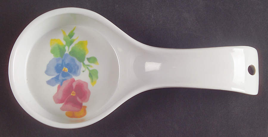 Summer Blush (Corelle) Melamine Spoon Rest (Holds 1 Spoon) by Corning Corelle-1