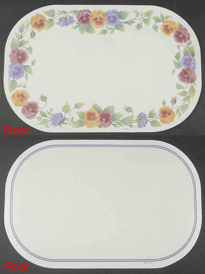 Summer Blush (Corelle) Reversible Vinyl Placemat by Corning Corelle-1