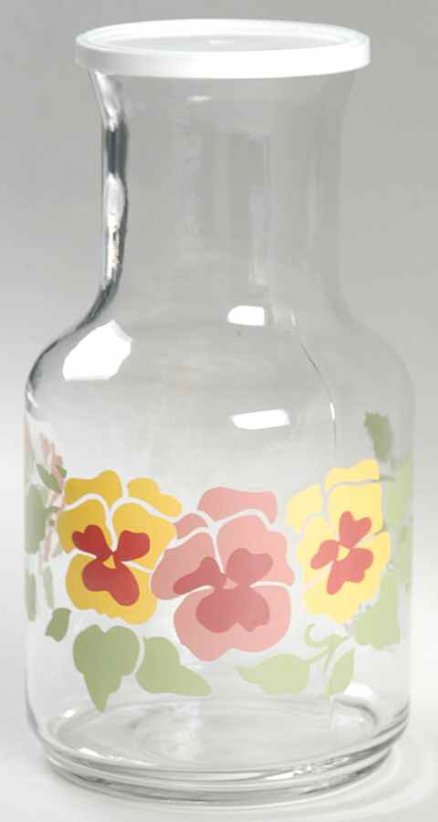 Summer Blush (Corelle) Glassware Carafe with Lid by Corning Corelle-1