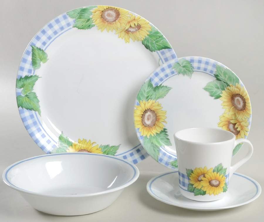 Sunsations (Corelle) 5 Piece Place Setting by Corning Corelle-1