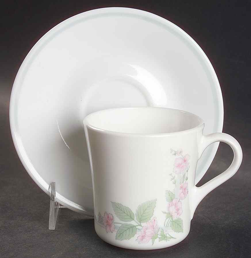 Veranda (Corelle) Mug/Cup & Saucer Set by Corning Corelle-1