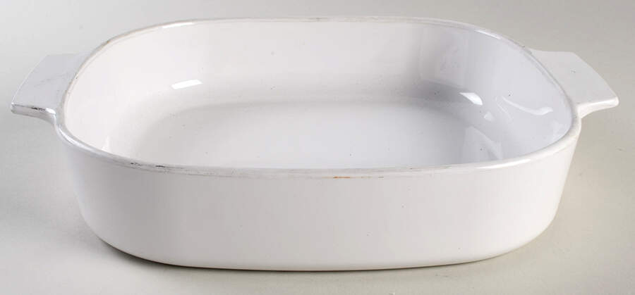 White Coupe 2.5 Quart Square Casserole No Lid by Corning Corelle-1