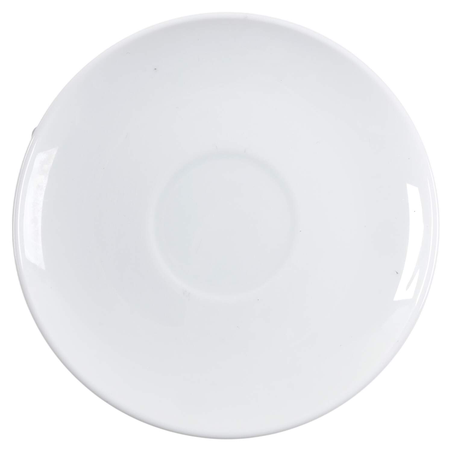 White Coupe Saucer for Flat Cup by Corning Corelle-1