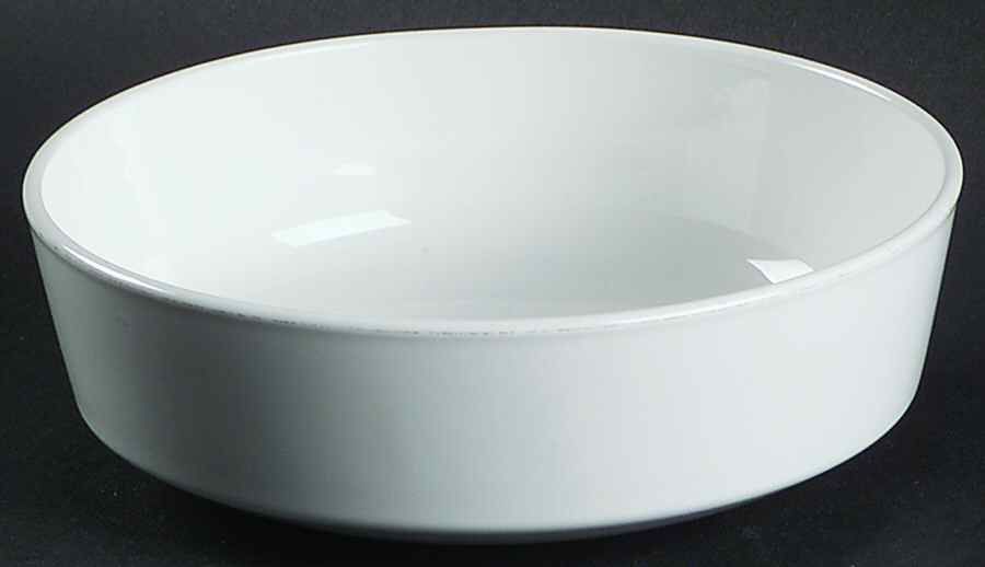 White Narrow Rim (Centura Line) Coupe Cereal Bowl by Corning Corelle-1