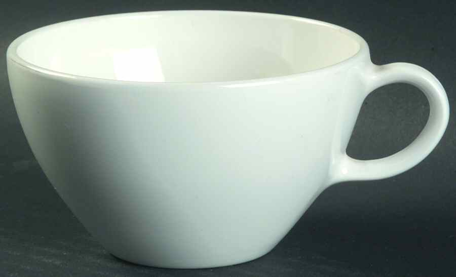 White Coupe Flat Cup by Corning Corelle-1