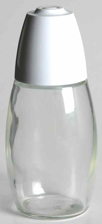 White Coupe Glassware Sugar Shaker by Corning Corelle-1