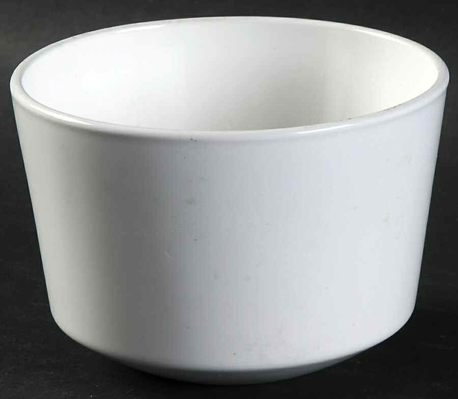 White Coupe Sugar Bowl No Lid by Corning Corelle-1