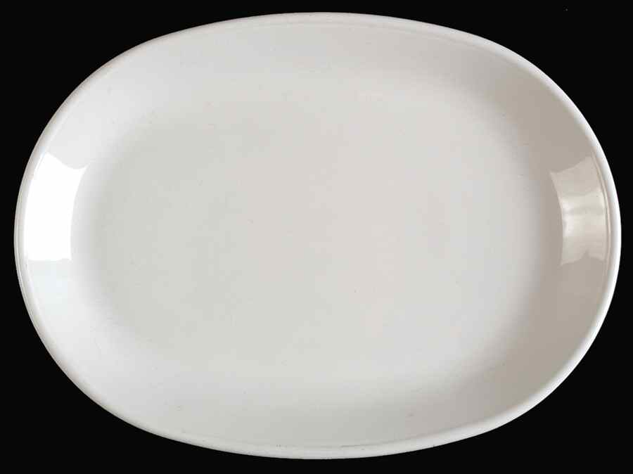 White Coupe 11" Oval Serving Platter by Corning Corelle-1