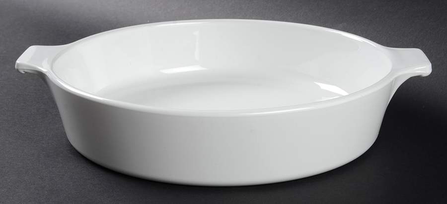 White Narrow Rim (Centura Line) 8" Skillet No Lid by Corning Corelle-1