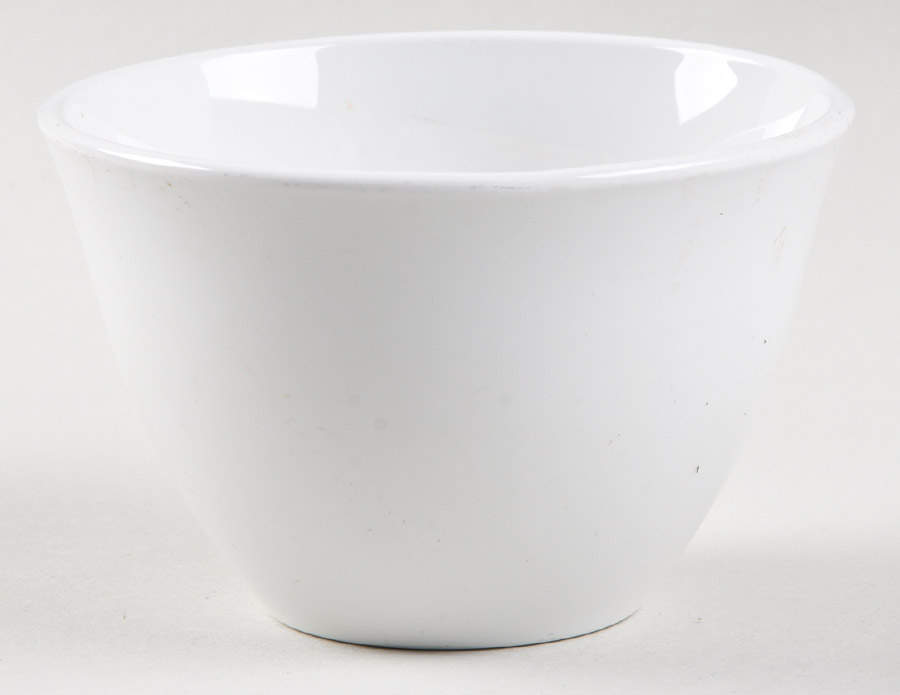 White Narrow Rim (Pyroceram) Open Sugar Bowl by Corning Corelle-1
