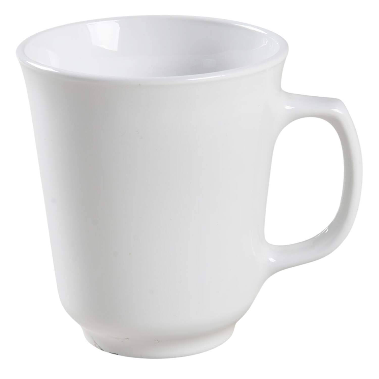 White Narrow Rim (Pyroceram) Mug by Corning Corelle-1