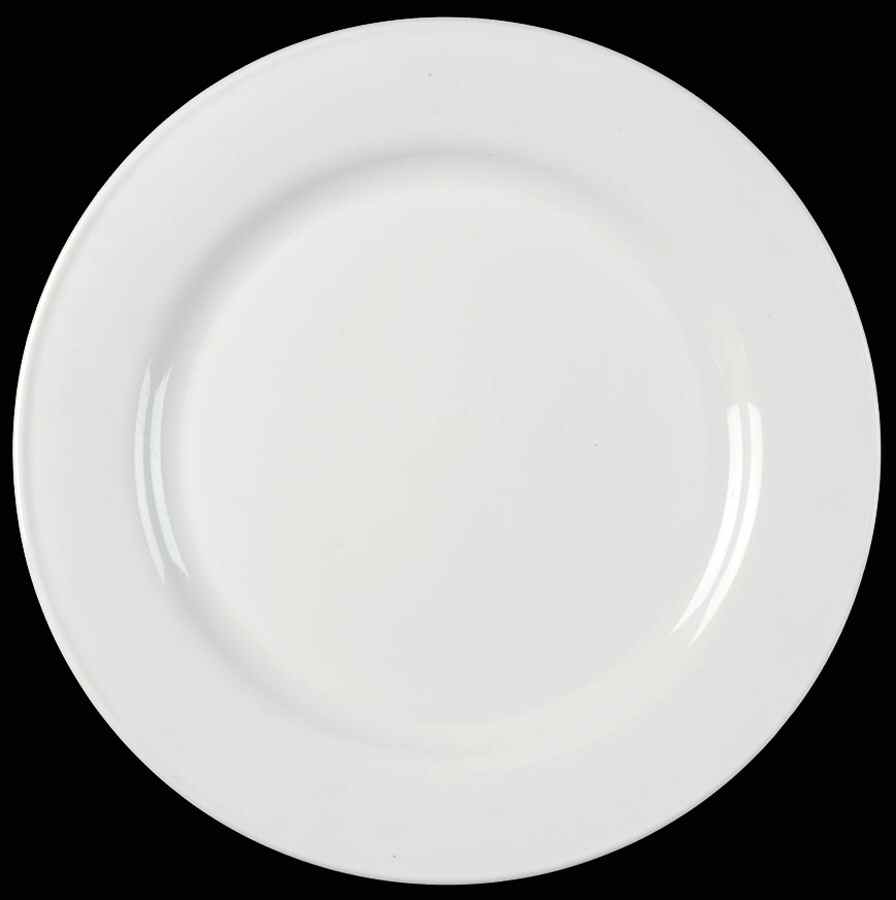 White Narrow Rim (Pyroceram) 12" Chop Plate (Round Platter) by Corning Corelle-1