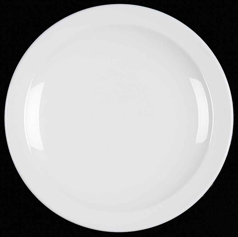 White Narrow Rim (Pyroceram) Bread & Butter Plate by Corning Corelle-1