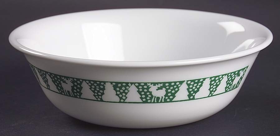 Winter Festival Coupe Cereal Bowl by Corning Corelle-1