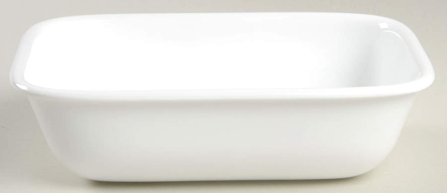 Winter Frost White (Corelle) 8" Rectangular Vegetable Bowl by Corning Corelle-1