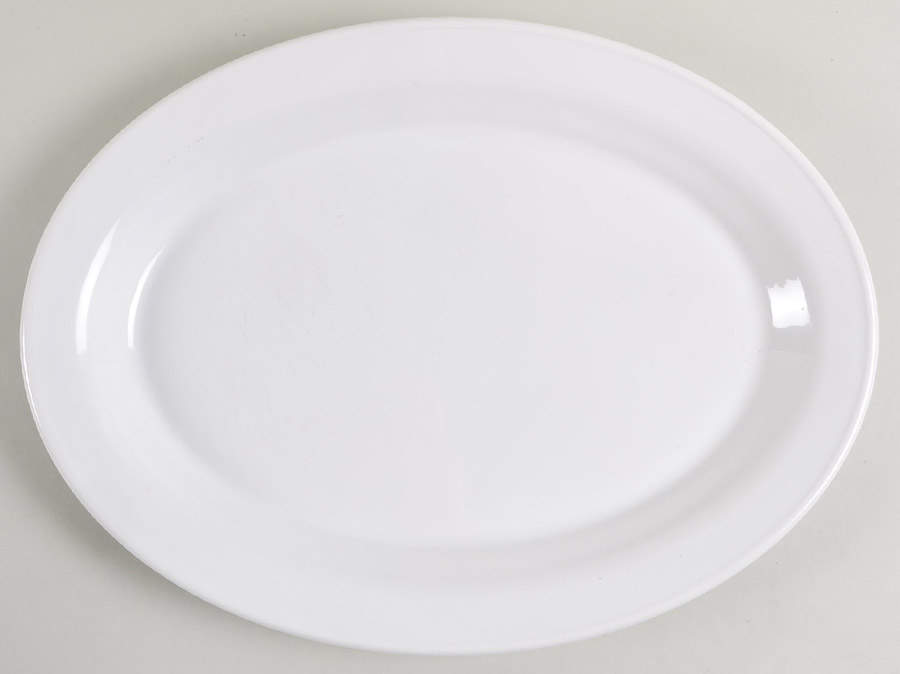 Winter Frost White (Corelle) 14" Oval Serving Platter by Corning Corelle-1
