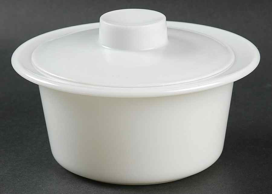 Winter Frost White (Corelle) Butter Tub & Lid by Corning Corelle-1