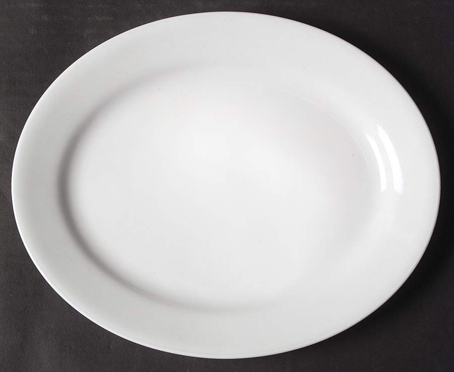 Winter Frost White (Corelle) 9" Oval Serving Platter by Corning Corelle-1