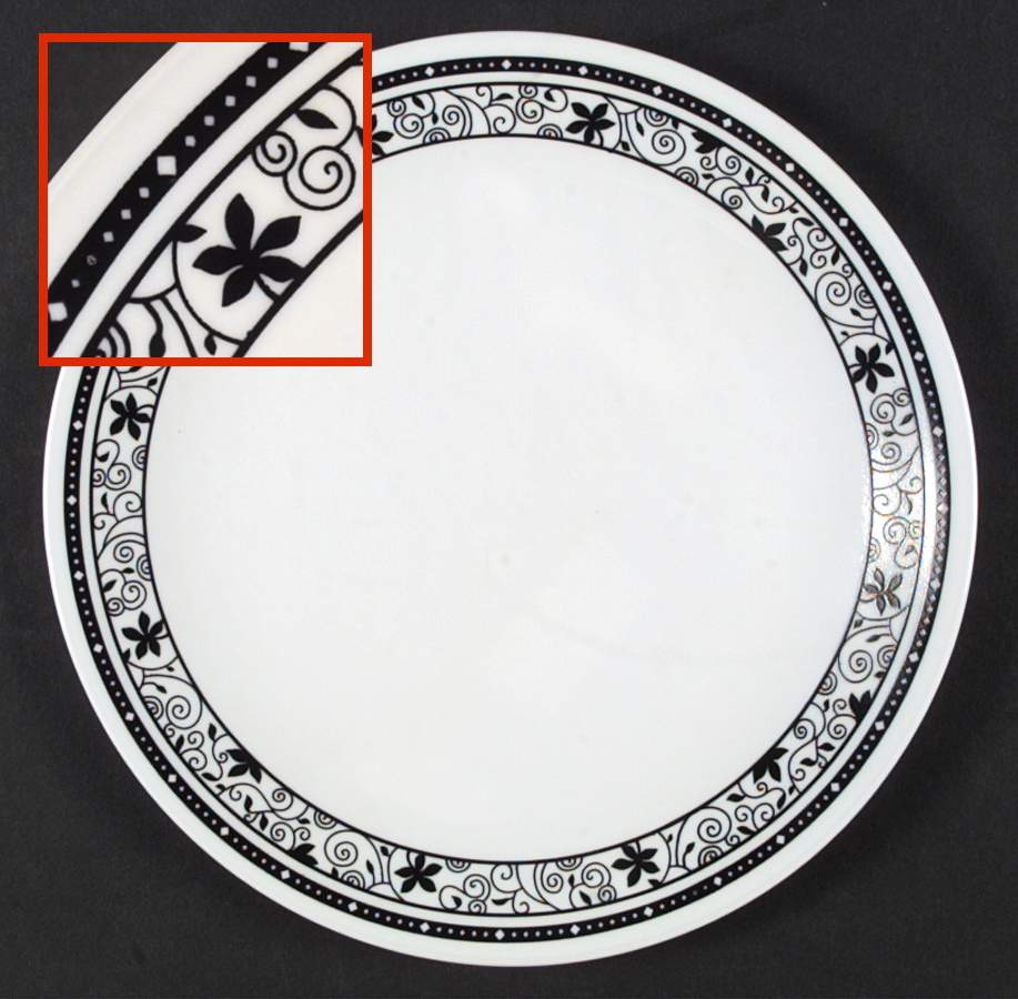 Winding Gate (Corelle) Dinner Plate by Corning Corelle-1