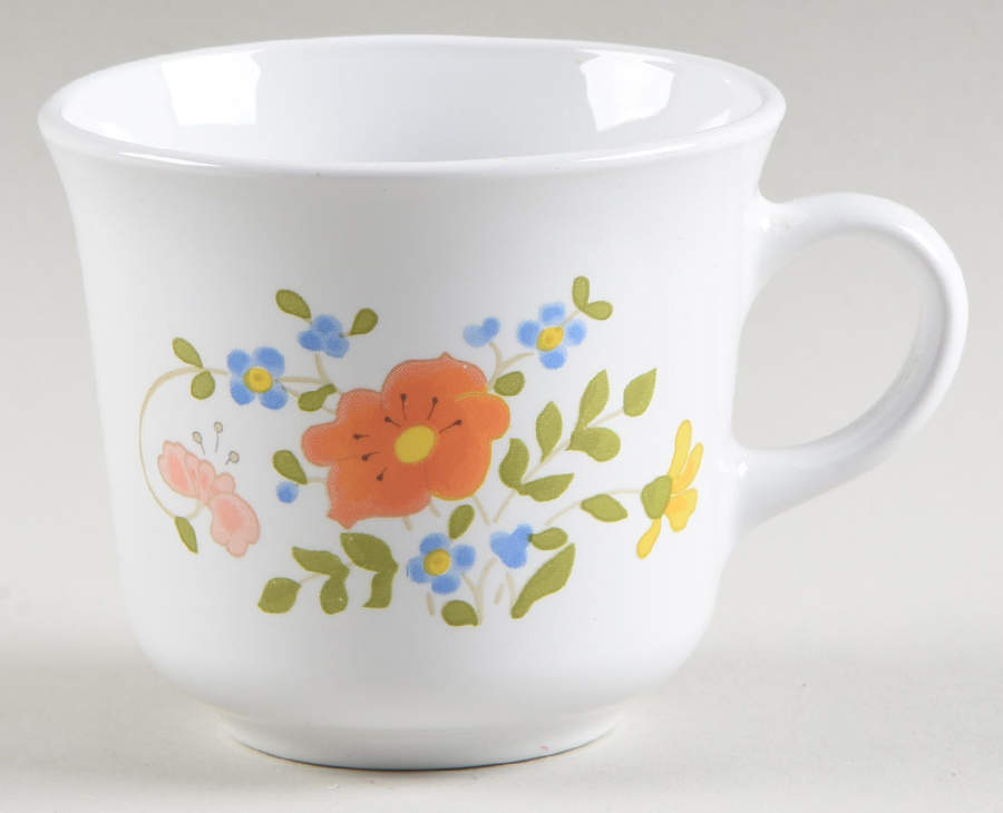 Wildflower (Corelle) Flat Cup by Corning Corelle-1