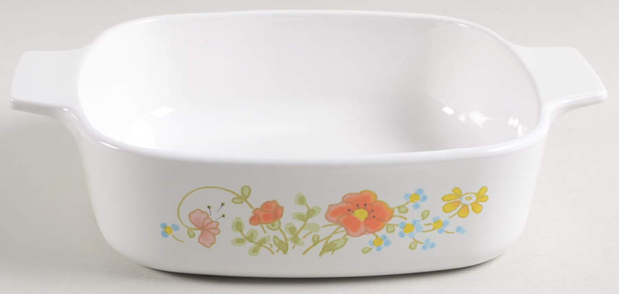 Wildflower (Corelle) 1 Quart Square Casserole No Lid by Corning Corelle-1