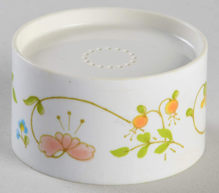 Wildflower (Corelle) Lid for Small Glassware Spice Shaker by Corning Corelle-1