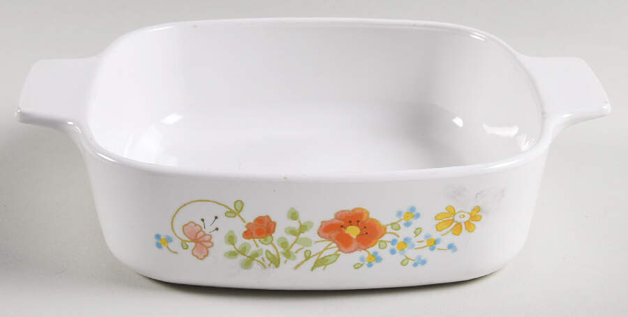Wildflower (Corelle) 1 Quart Square Casserole No Lid by Corning Corelle-1